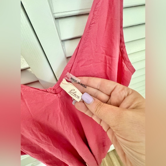 Elan Rose Jordy Sleeveless Maxi Dress with Pockets Size L - Picture 7 of 7